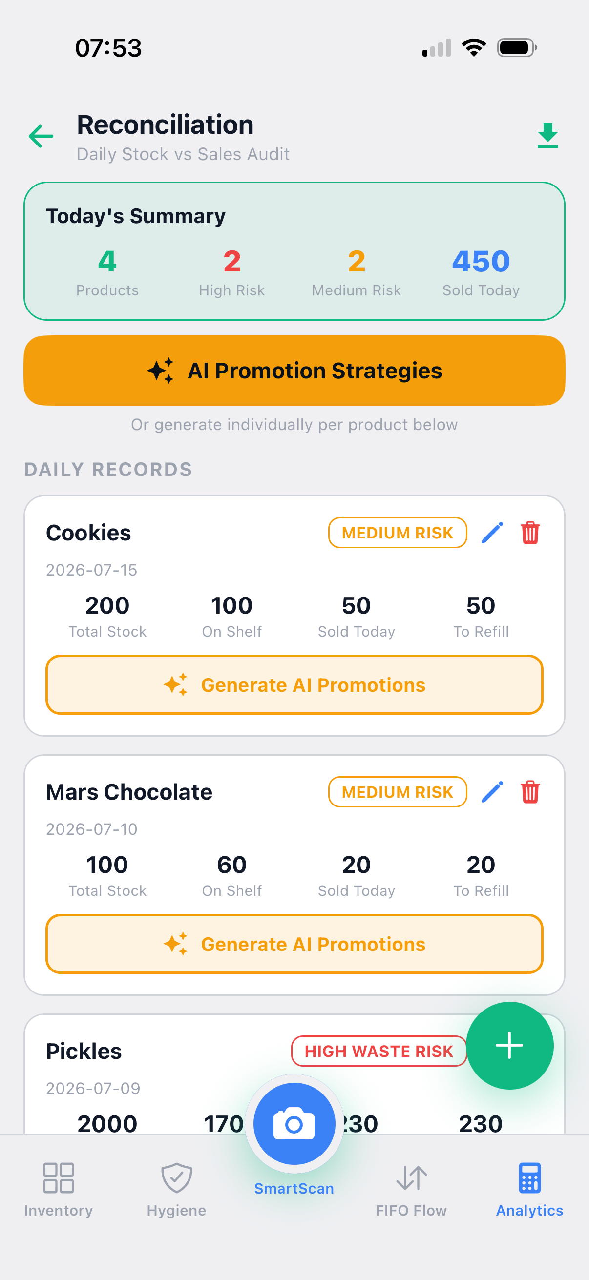 Enterprise Stock Reconciliation & Daily Audit